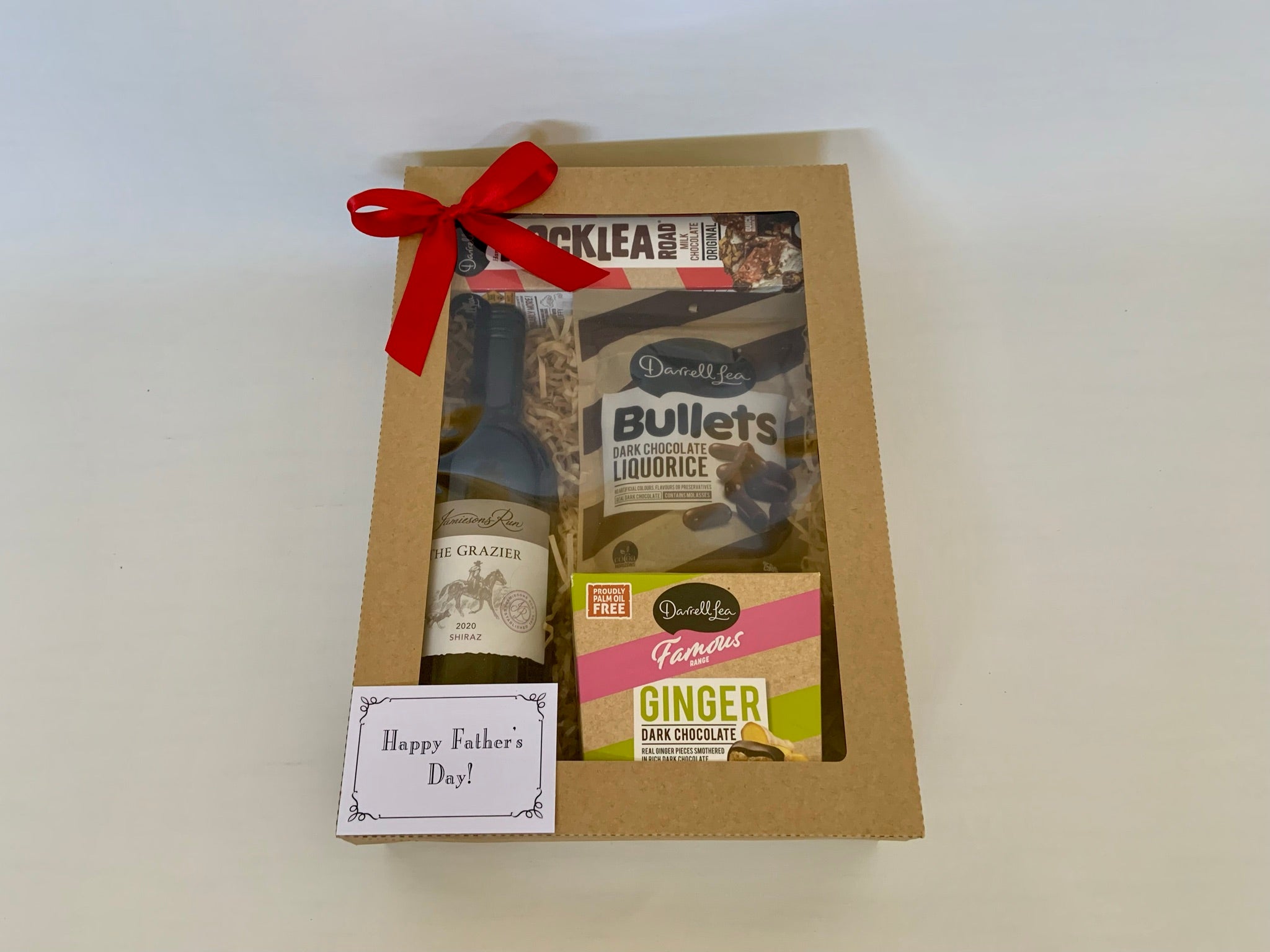 Darrel Lee Gift Box with Wine.