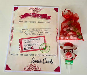 Santa Letter & Treat